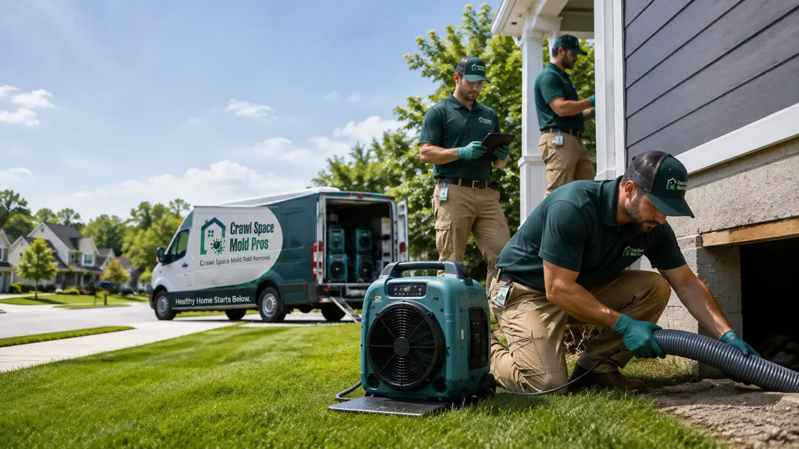 Crawl Space Mold Removal in Arjay, KY